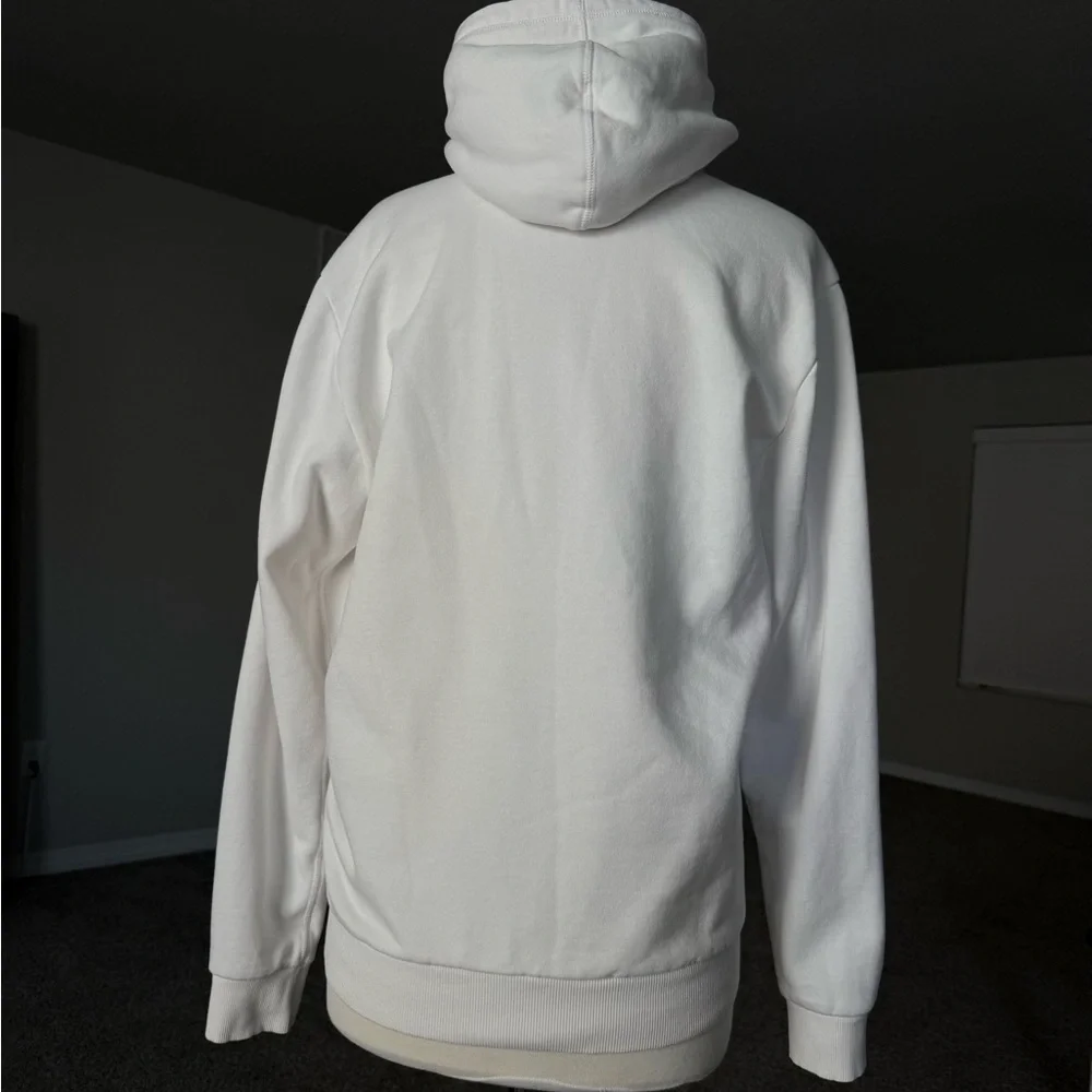 Diesel White Hoodie with Black Logo - Picture 3 of 12